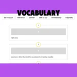 vocabulario pregunta